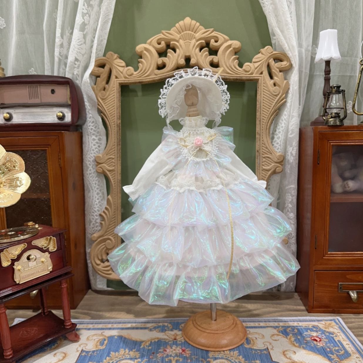 AF10273【Xmya】1/3Blythe,SD/DD,MSD,幼SD洋服2点セット