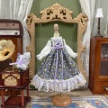 AF10278【Xmya】Blythe,SD/DD,MSD,幼SD洋服2点セット|ドレス|◆ドール洋服（種類別）