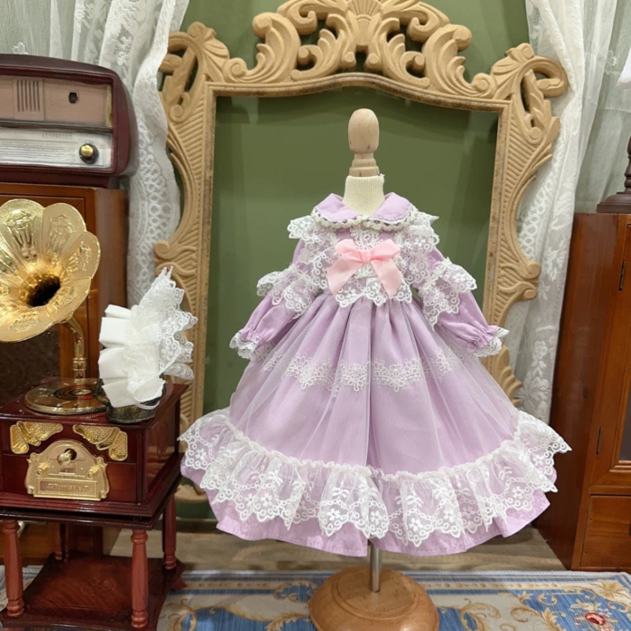 AF10279【Xmya】1/3Blythe,SD/DD,MSD,幼SD洋服2点セット