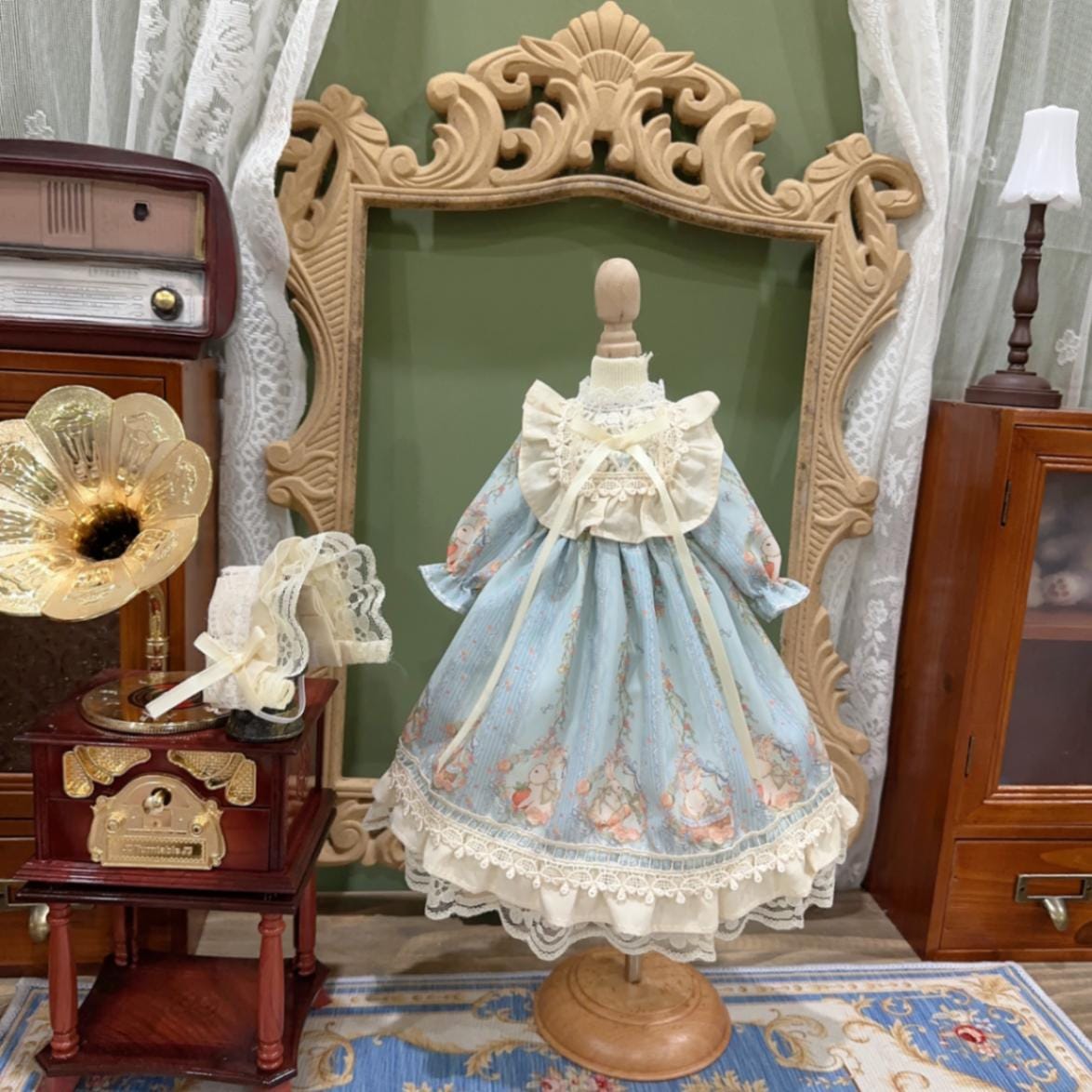 AF10281【Xmya】1/3Blythe,SD/DD,MSD,幼SD洋服2点セット