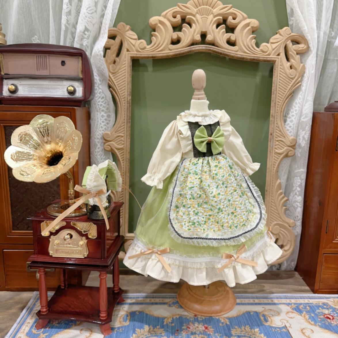 AF10282【Xmya】1/3Blythe,SD/DD,MSD,幼SD洋服2点セット