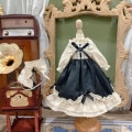 AF10290【Xmya】Blythe,SD/DD,MSD,幼SD洋服2点セット|ドレス|◆ドール洋服（種類別）
