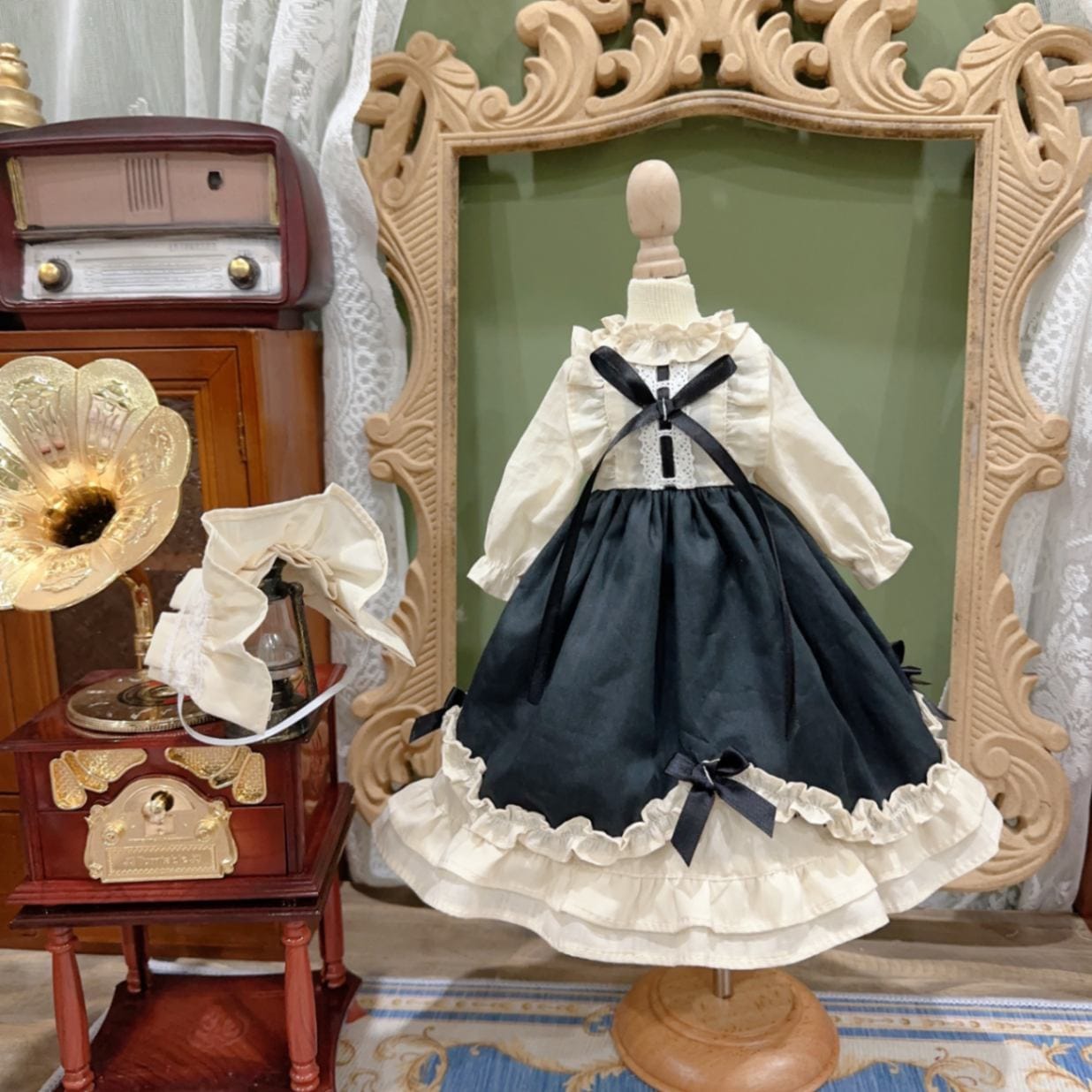 AF10290【Xmya】1/3Blythe,SD/DD,MSD,幼SD洋服2点セット