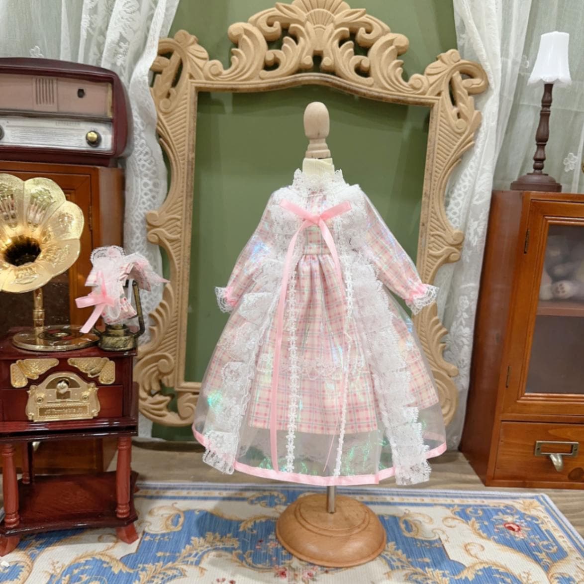 AF10294【Xmya】1/3Blythe,SD/DD,MSD,幼SD洋服2点セット