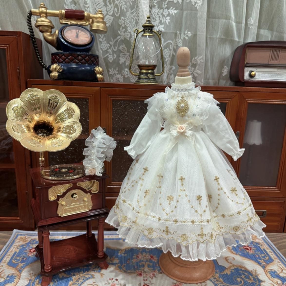 AF10298【Xmya】1/3Blythe,SD/DD,MSD,幼SD洋服2点セット