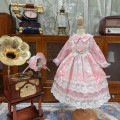 AF10300【Xmya】Blythe,SD/DD,MSD,幼SD洋服2点セット|ドレス|◆ドール洋服（種類別）