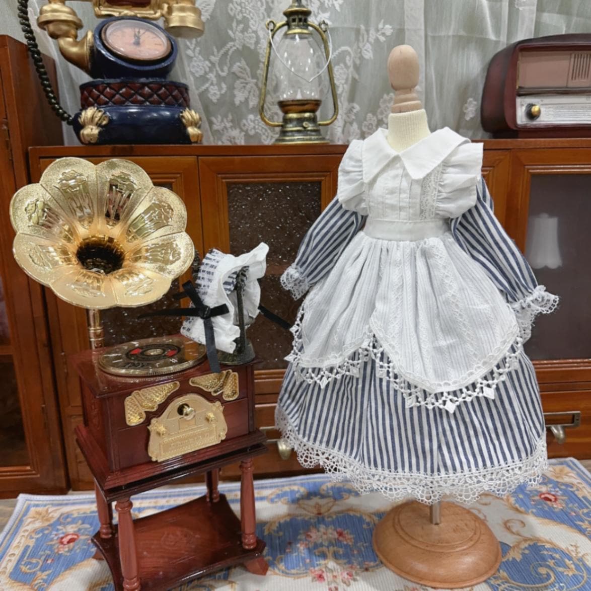 AF10302【Xmya】1/3Blythe,SD/DD,MSD,幼SD洋服2点セット