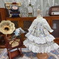 AF10303【Xmya】Blythe,SD/DD,MSD,幼SD洋服2点セット|ドレス|◆ドール洋服（種類別）