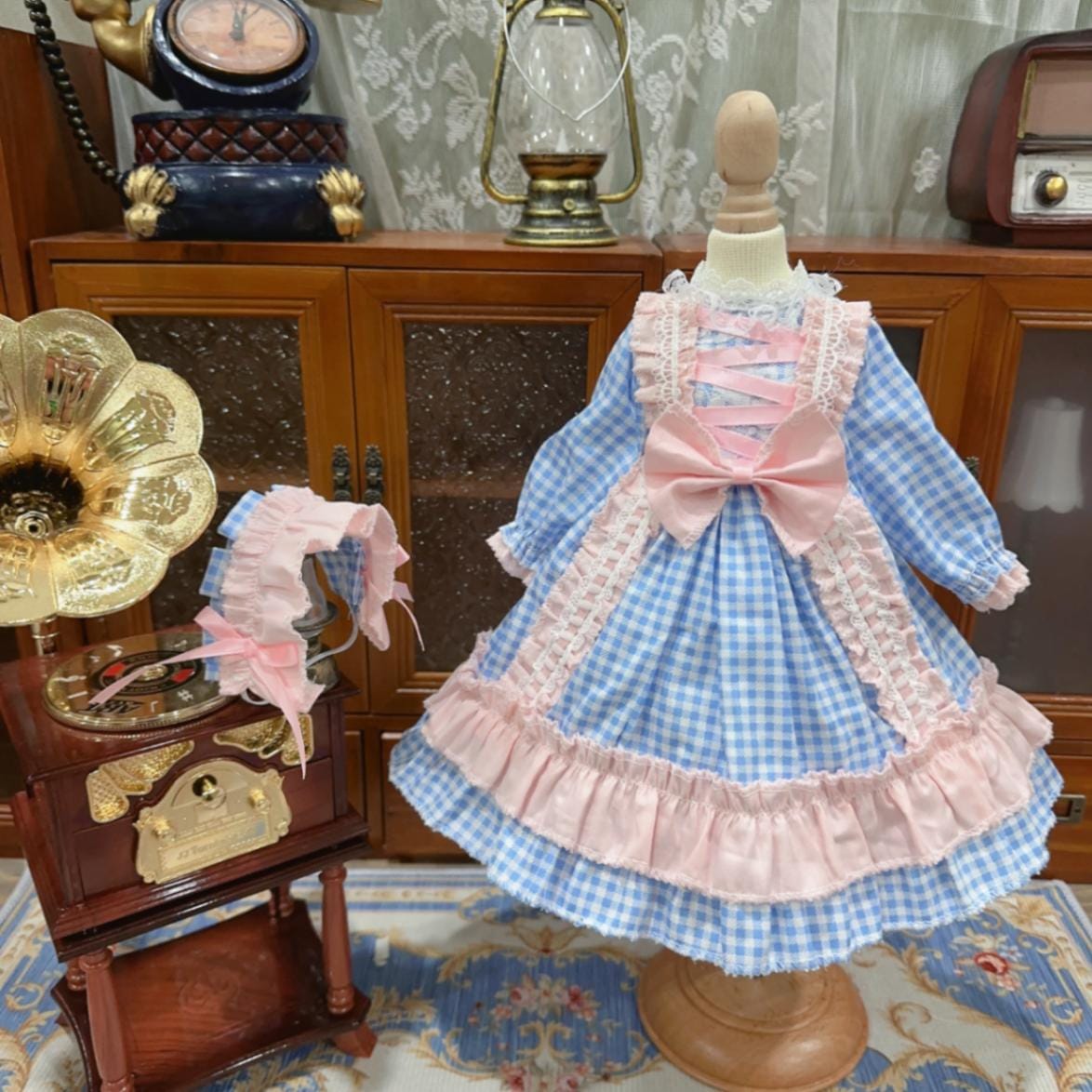 AF10304【Xmya】1/3Blythe,SD/DD,MSD,幼SD洋服2点セット