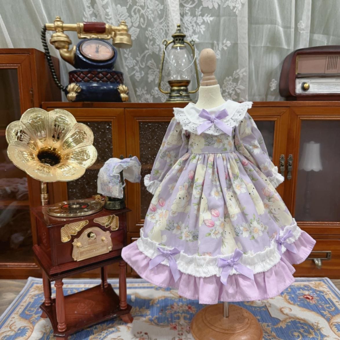 AF10305【Xmya】1/3Blythe,SD/DD,MSD,幼SD洋服2点セット