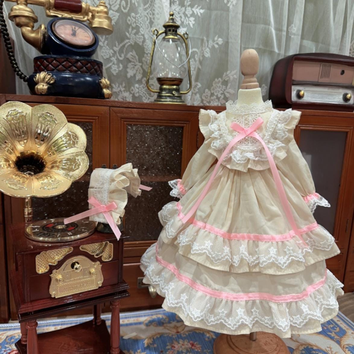 AF10309【Xmya】1/3Blythe,SD/DD,MSD,幼SD洋服2点セット