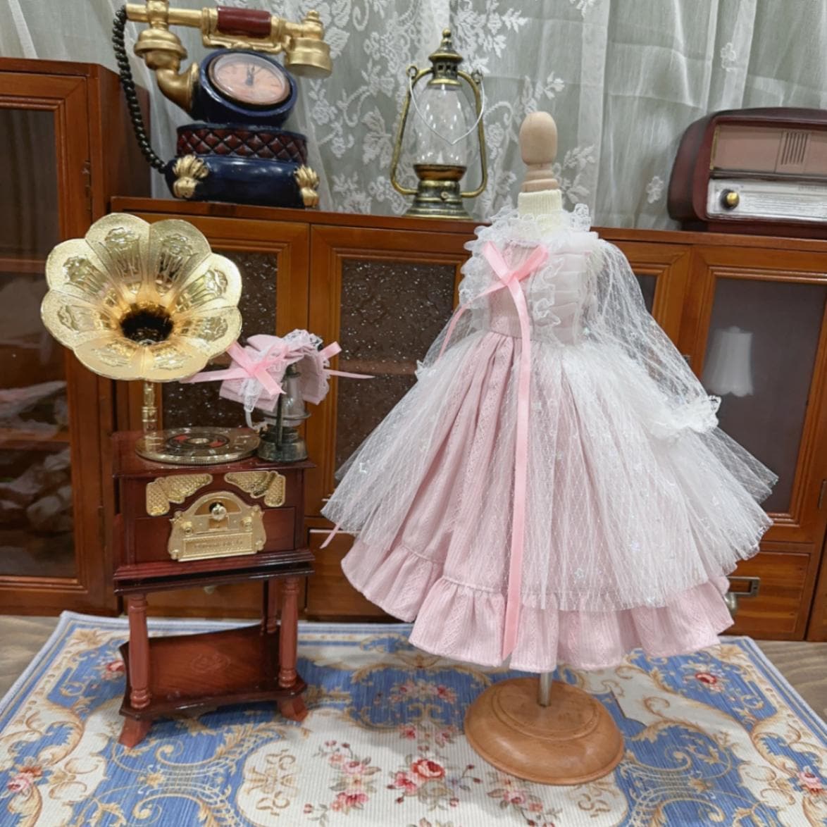 AF10311【Xmya】1/3Blythe,SD/DD,MSD,幼SD洋服2点セット