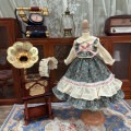 AF10314【Xmya】Blythe,SD/DD,MSD,幼SD洋服2点セット|ドレス|◆ドール洋服（種類別）