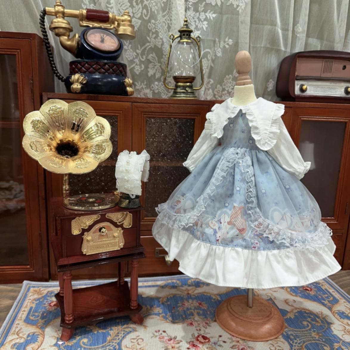 AF10316【Xmya】1/3Blythe,SD/DD,MSD,幼SD洋服2点セット