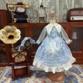AF10318【Xmya】Blythe,SD/DD,MSD,幼SD洋服2点セット|ドレス|◆ドール洋服（種類別）