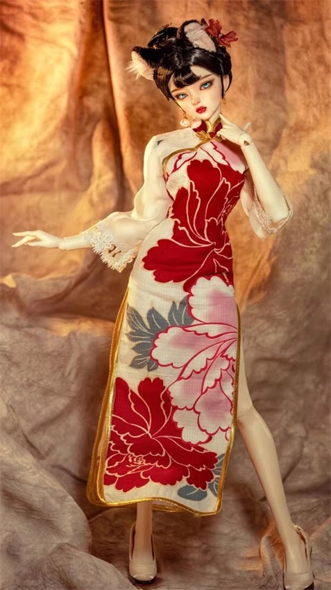 AF10328【FSHY】★全サイズ対応チャイナードレス★