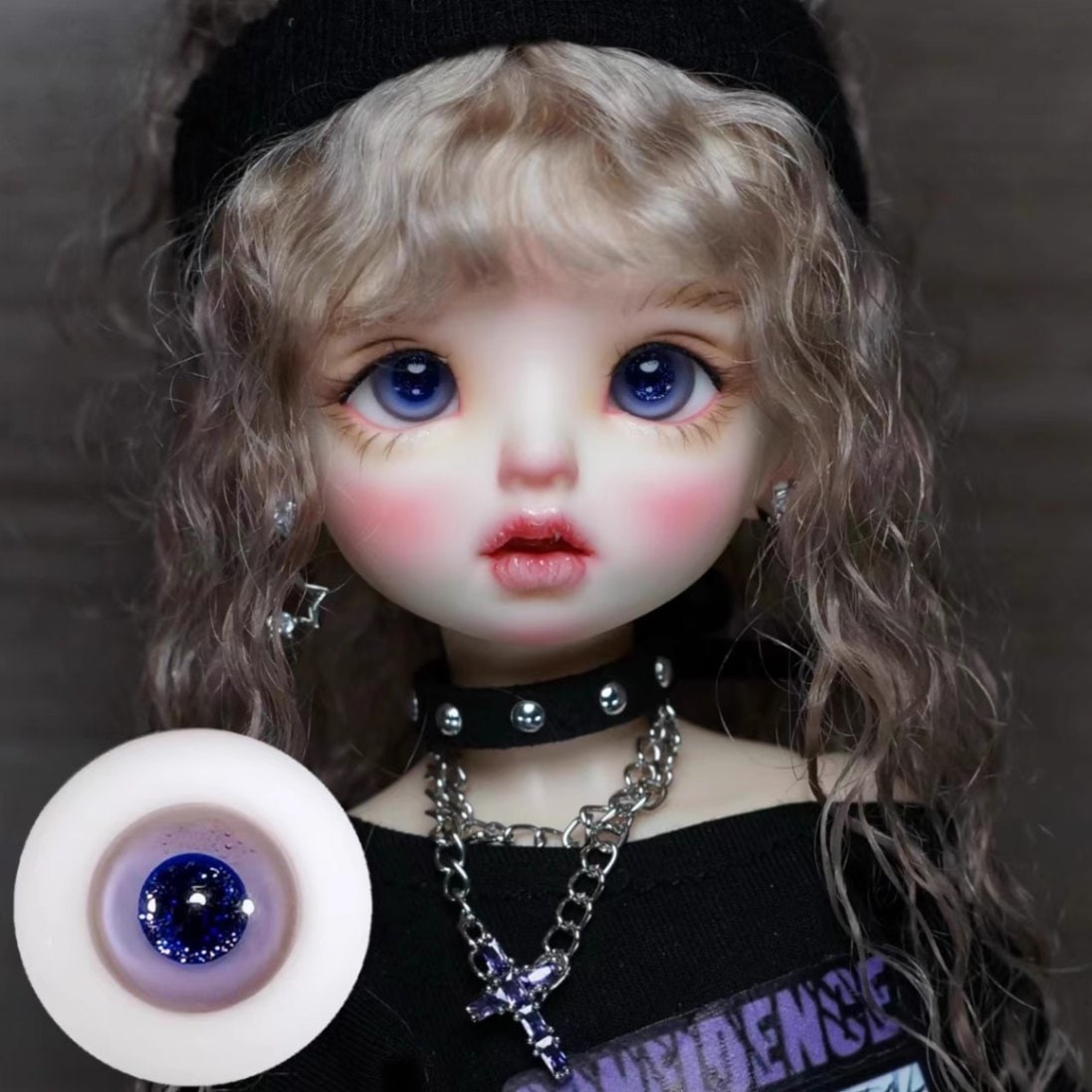 EYER416【xkm】ドール用グラスアイ12~18ｍｍ