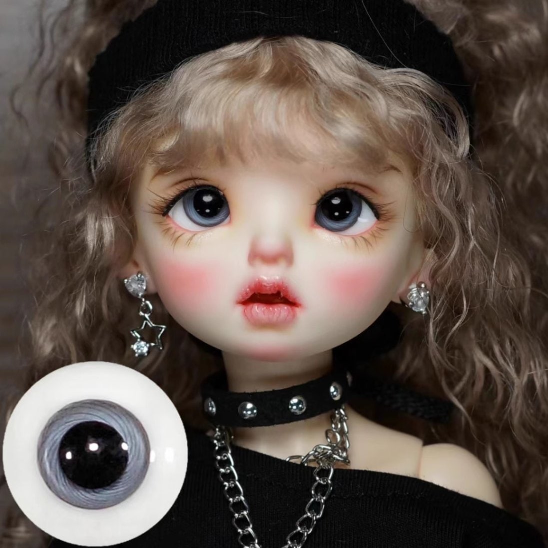 EYER417【xkm】ドール用グラスアイ12~16ｍｍ