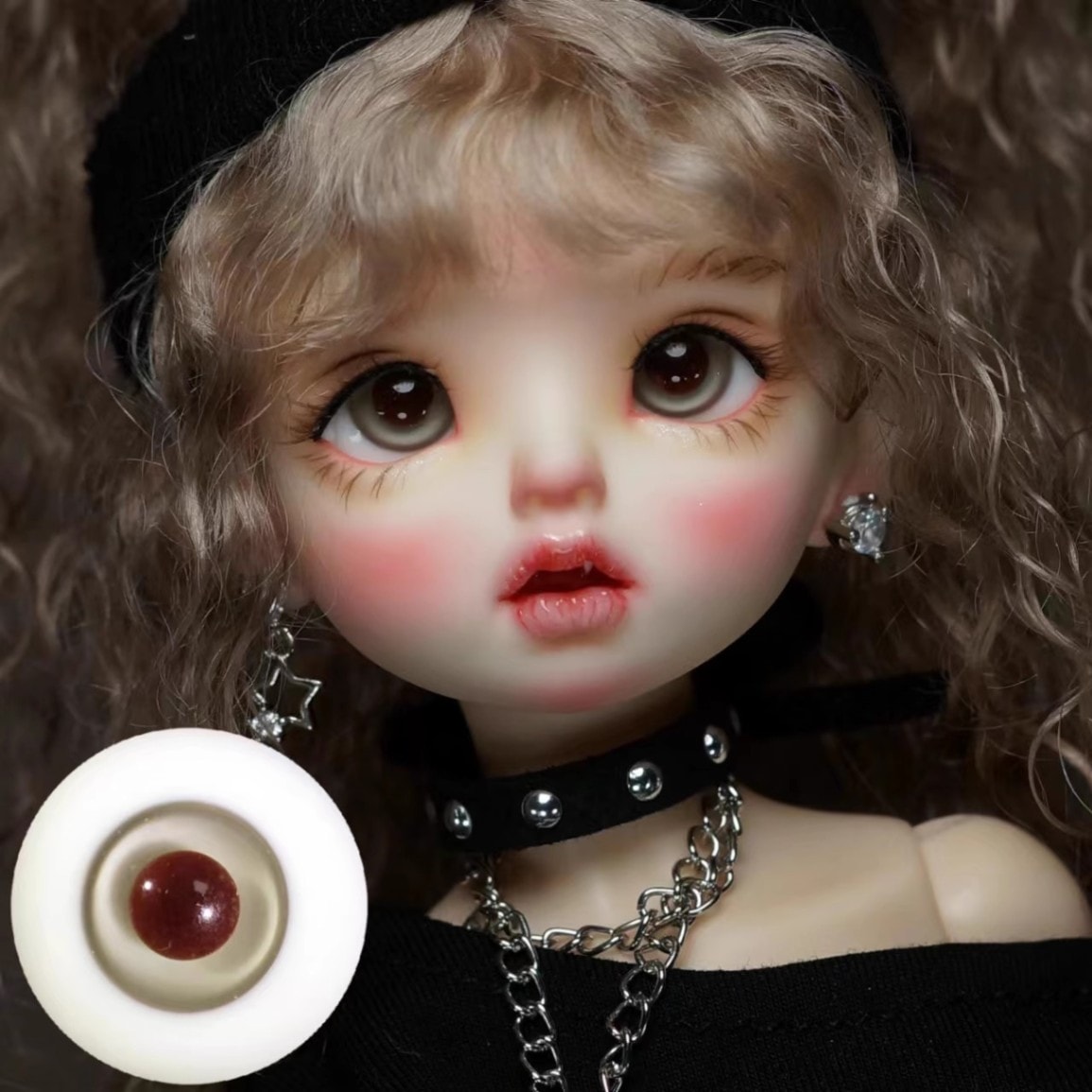 EYER418【xkm】ドール用グラスアイ12~18ｍｍ