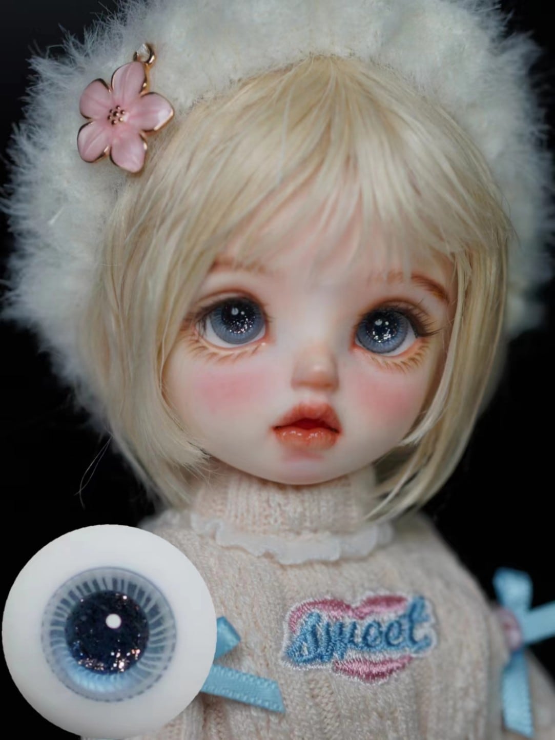 EYER422【xkm】ドール用グラスアイ12~18ｍｍ