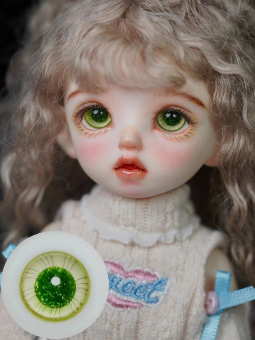 EYER447【xkm】ドール用グラスアイ12~18ｍｍ