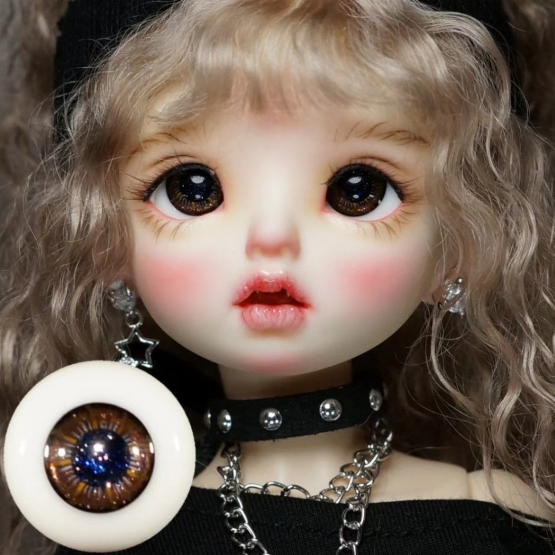 EYER471【xkm】ドール用グラスアイ12~16ｍｍ