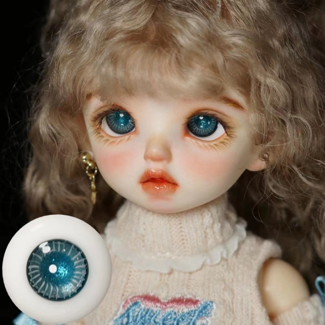 EYER474【xkm】ドール用グラスアイ12~16ｍｍ