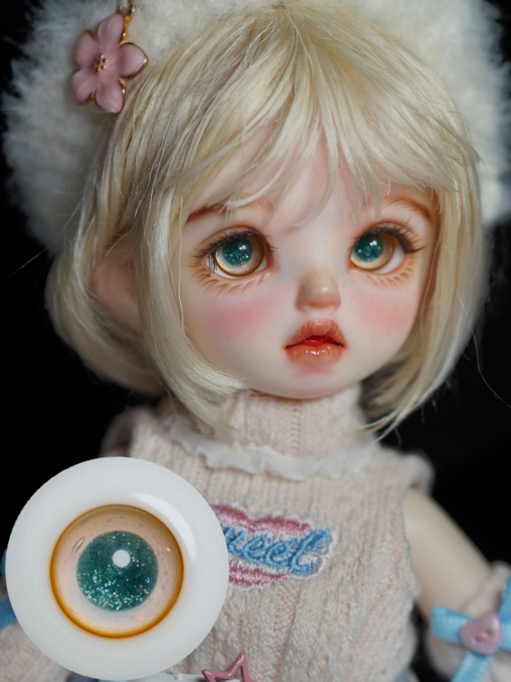 EYER488【xkm】ドール用グラスアイ12~16ｍｍ