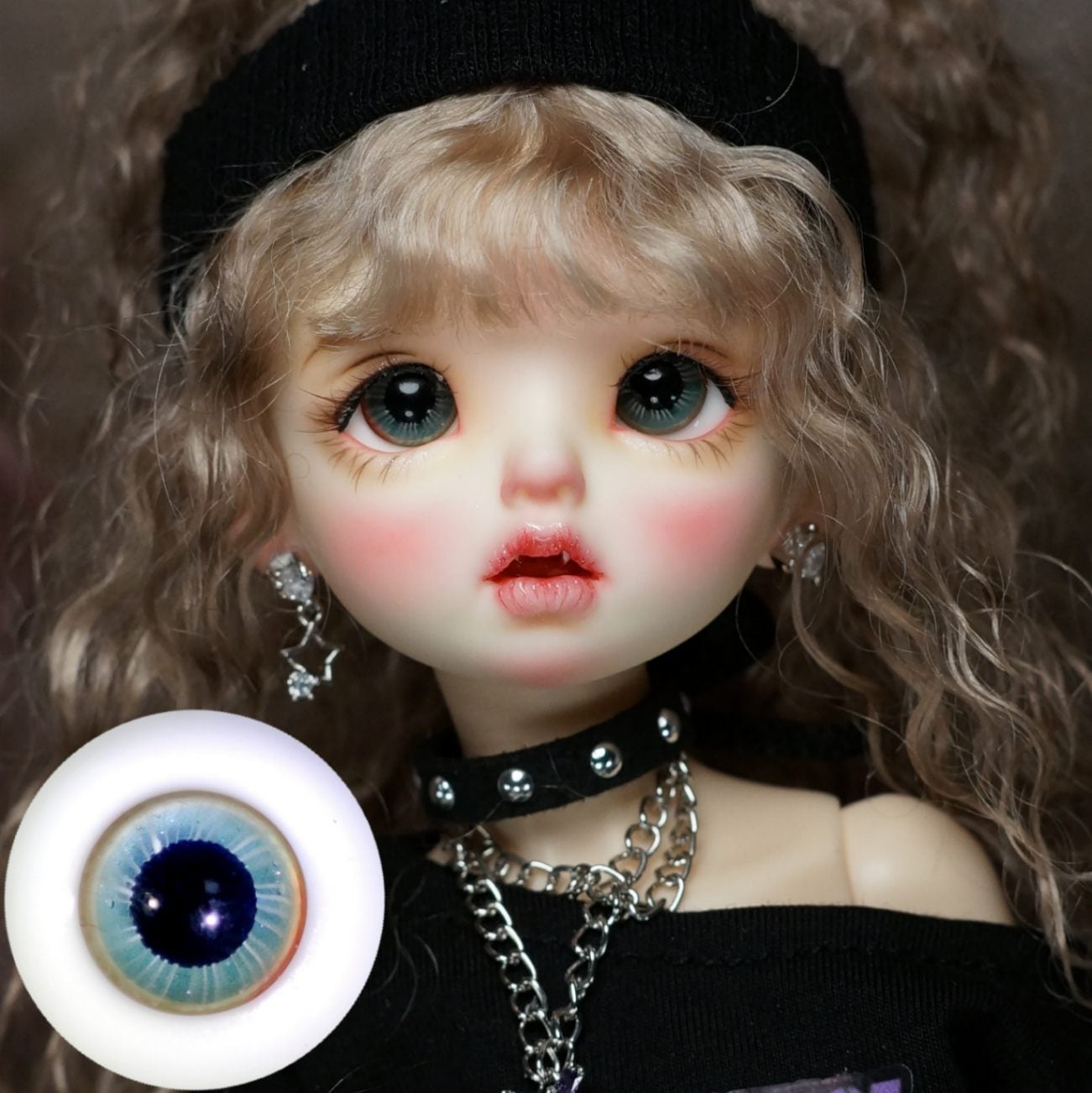 EYER492【xkm】ドール用グラスアイ12~16ｍｍ