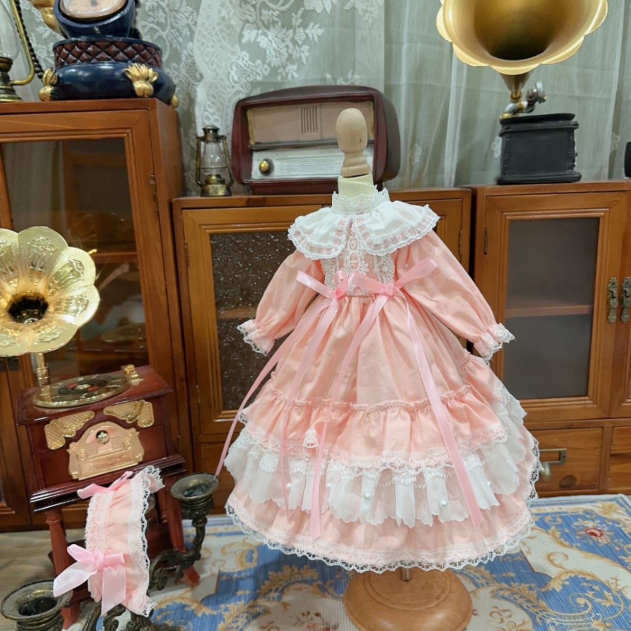 AF10332【Xmya】1/3Blythe,SD/DD,MSD,幼SD洋服2点セット