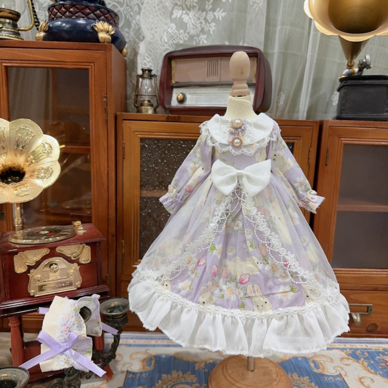 AF10335【Xmya】1/3Blythe,SD/DD,MSD,幼SD洋服2点セット