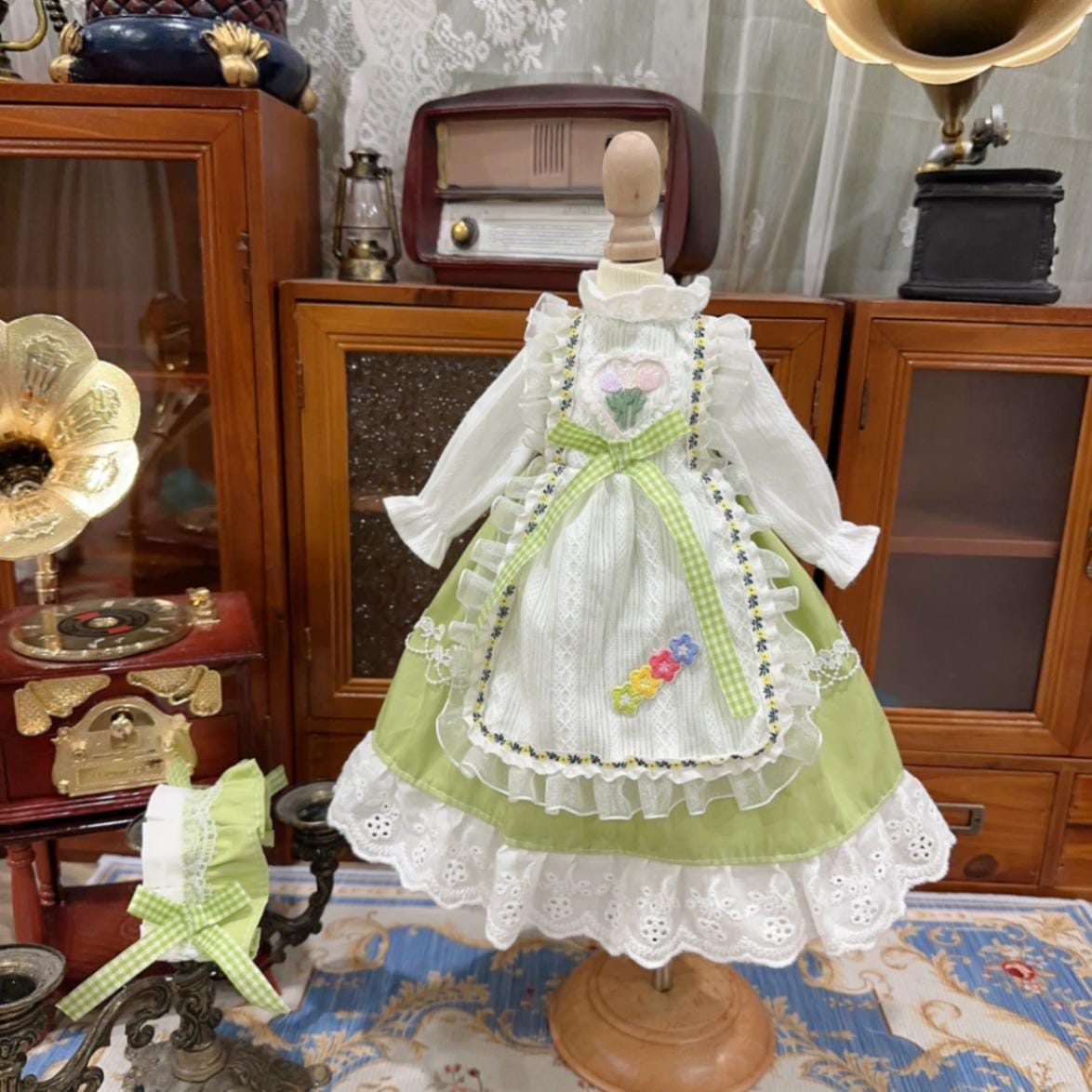 AF10342【Xmya】1/3Blythe,SD/DD,MSD,幼SD洋服2点セット