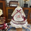 AF10341【Xmya】Blythe,SD/DD,MSD,幼SD洋服2点セット|ドレス|◆ドール洋服（種類別）