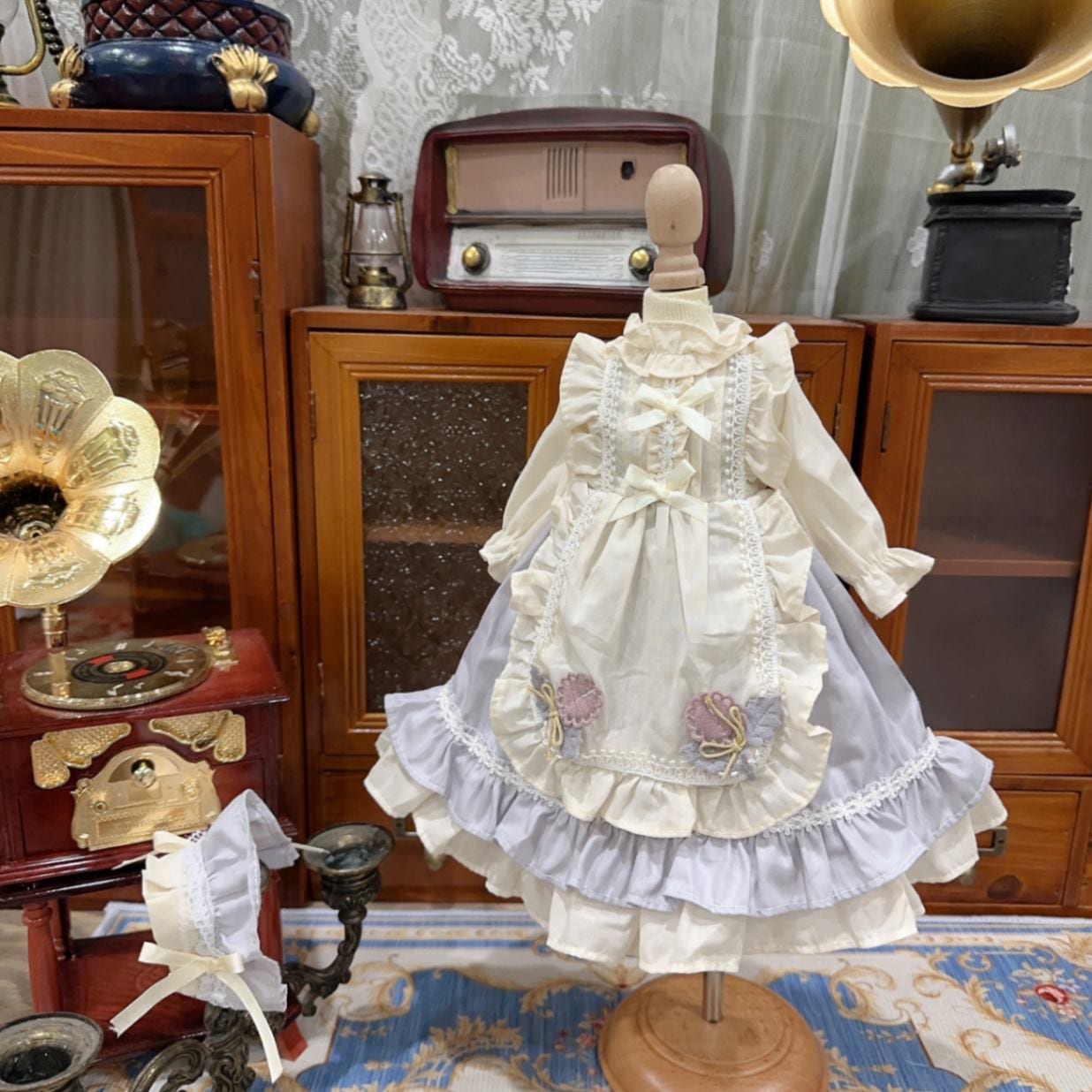 AF10343【Xmya】1/3Blythe,SD/DD,MSD,幼SD洋服2点セット