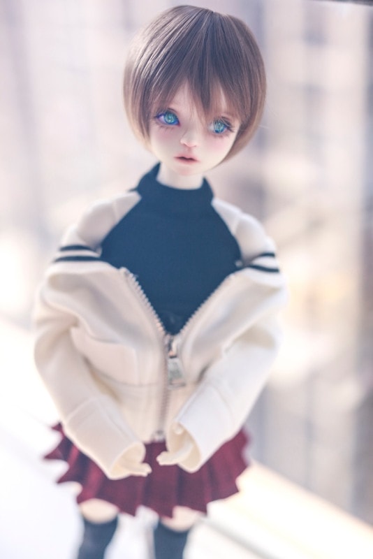 即納品(ウィッグ)U-4306【P.K】1/4ド－ル用(頭囲17~19.5cm)用ウィッグ