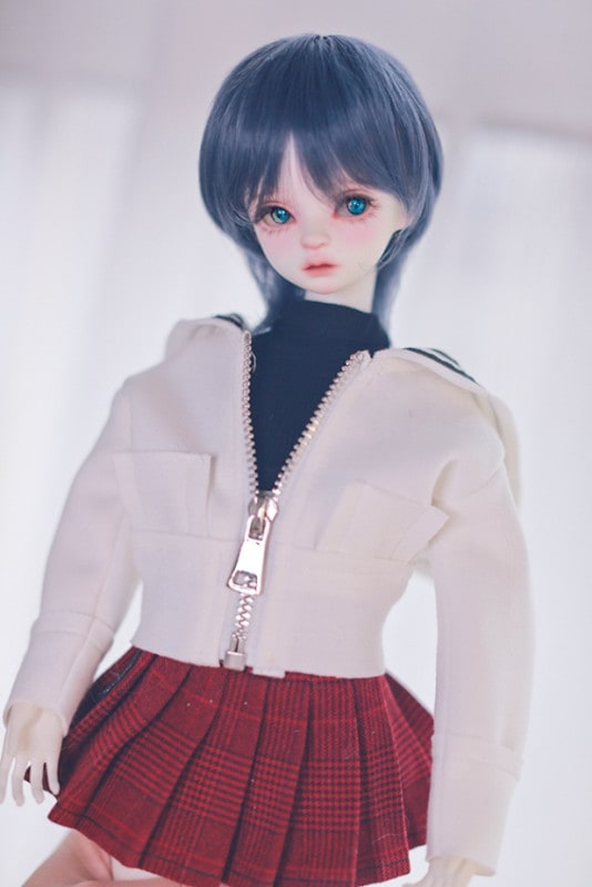 即納品(ウィッグ)U-4307【P.K】1/4ド－ル用(頭囲17~19.5cm)用ウィッグ