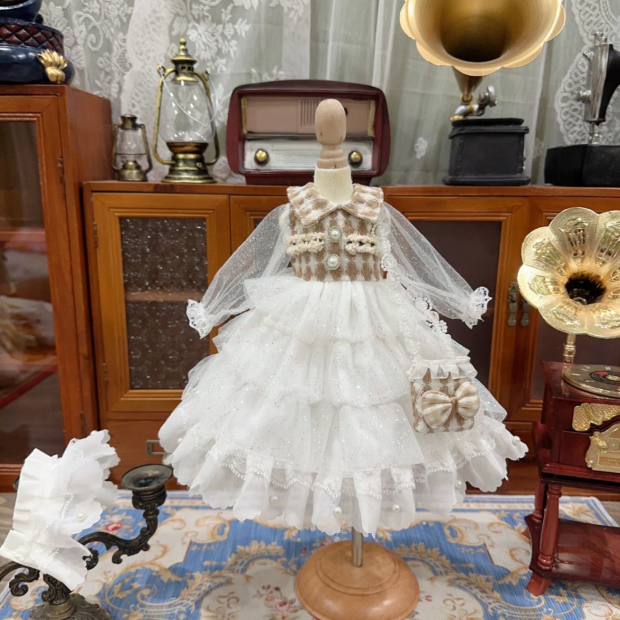 AF10358【Xmya】1/3Blythe,SD/DD,MSD,幼SD洋服2点セット