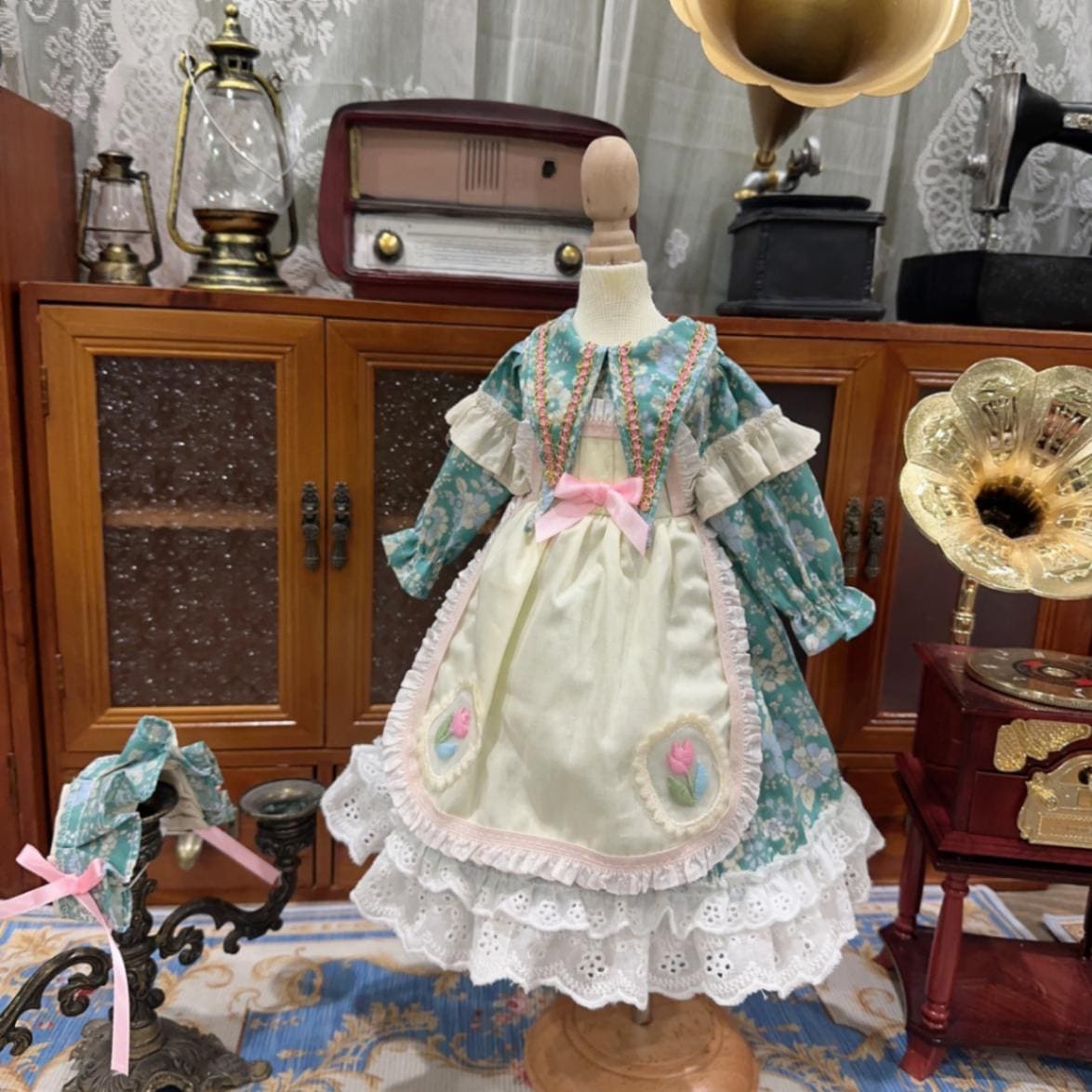 AF10359【Xmya】1/3Blythe,SD/DD,MSD,幼SD洋服2点セット