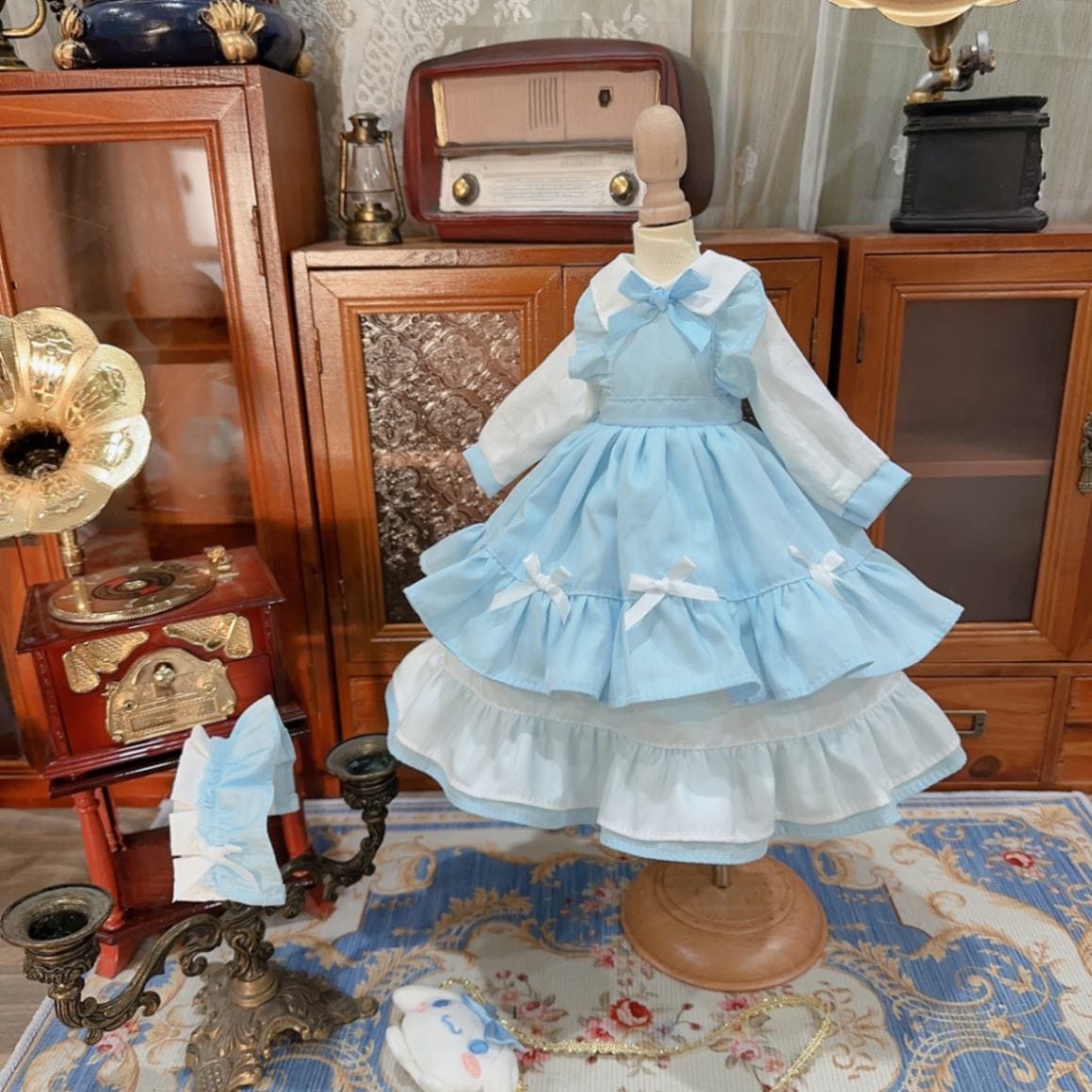 AF10363【Xmya】1/3Blythe,SD/DD,MSD,幼SD洋服2点セット