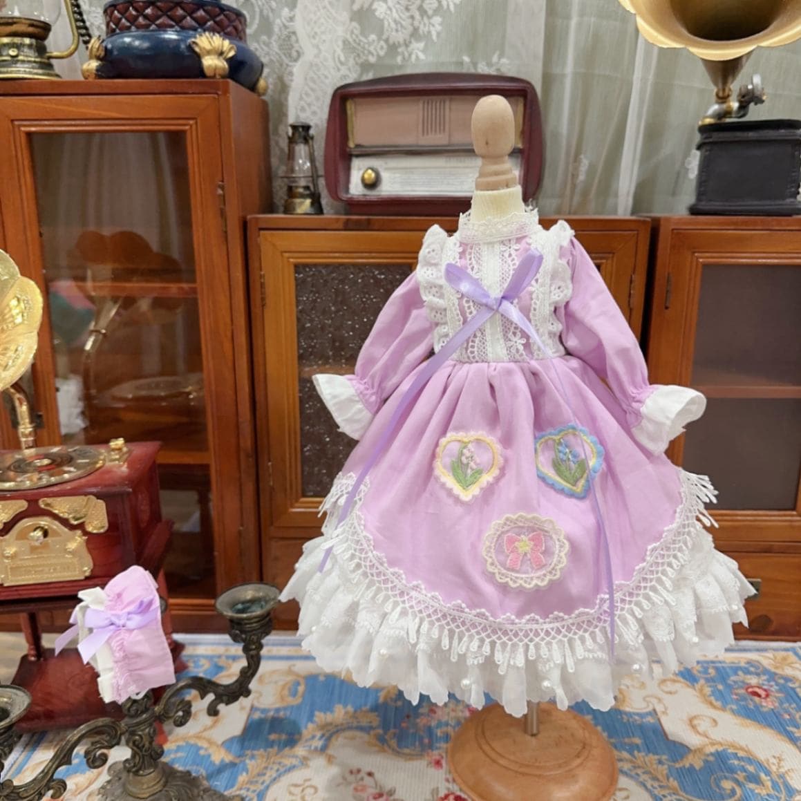 AF10367【Xmya】1/3Blythe,SD/DD,MSD,幼SD洋服2点セット