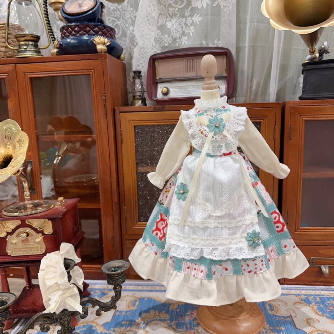 AF10370【Xmya】1/3Blythe,SD/DD,MSD,幼SD洋服2点セット