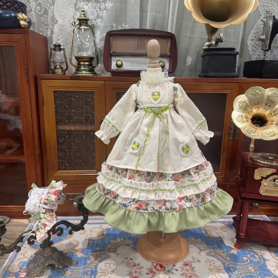 AF10382【Xmya】1/3Blythe,SD/DD,MSD,幼SD洋服2点セット