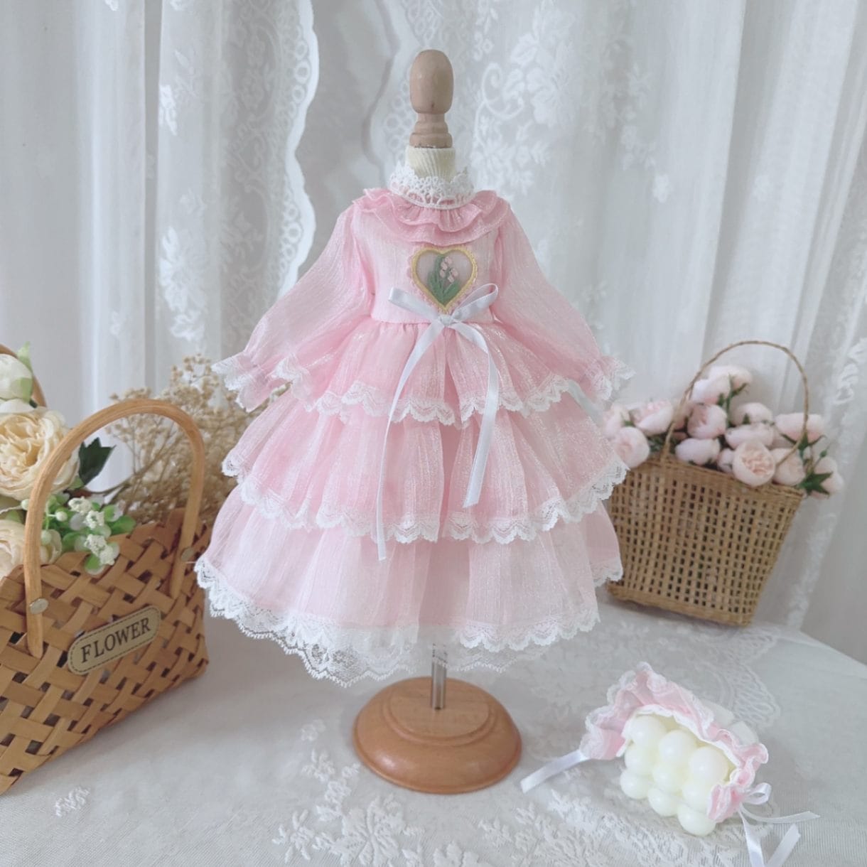 AF10414【Xmya】1/3Blythe,SD/DD,MSD,幼SD洋服2点セット