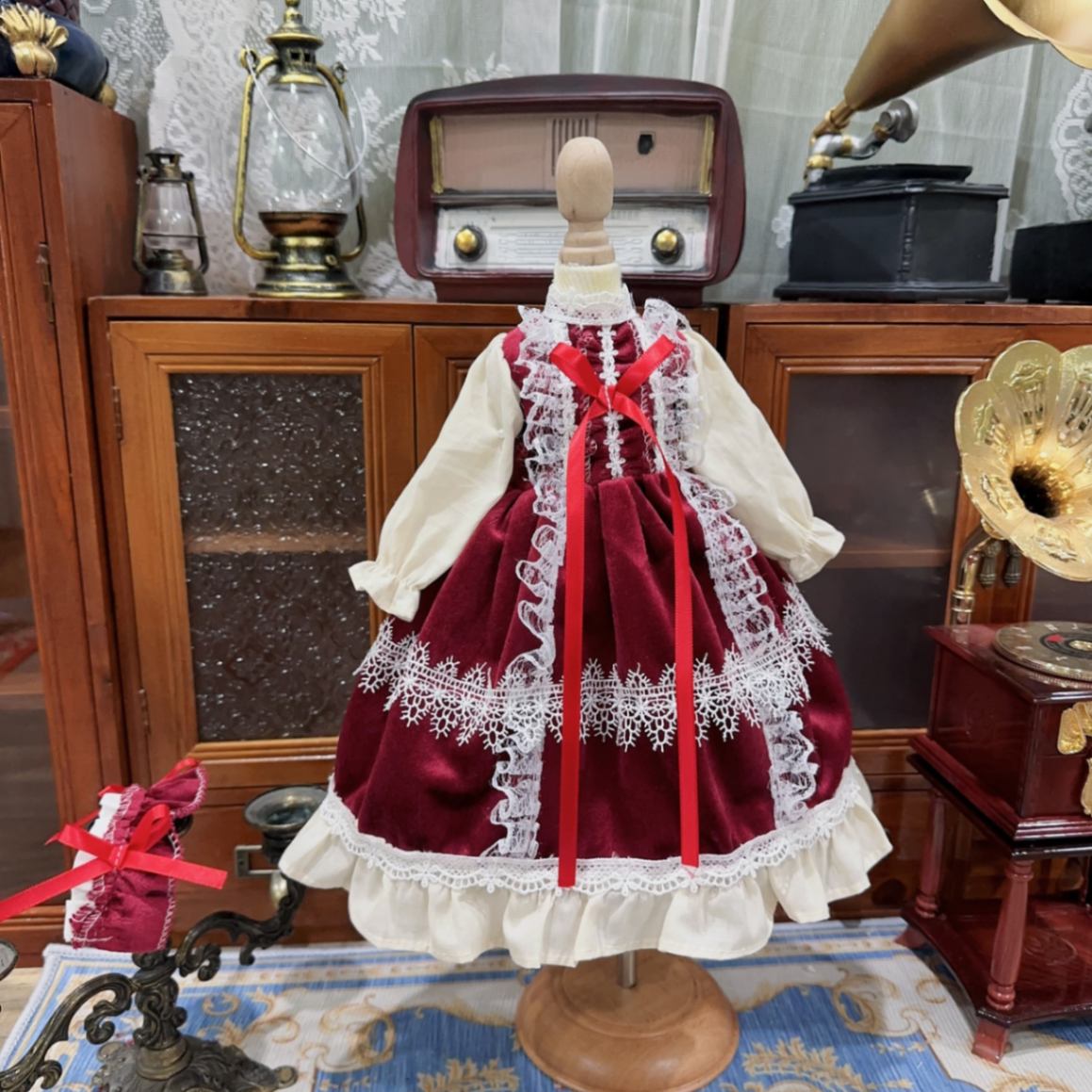 AF10416【Xmya】1/3Blythe,SD/DD,MSD,幼SD洋服2点セット