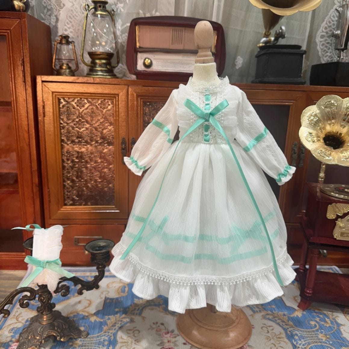 AF10423【Xmya】1/3Blythe,SD/DD,MSD,幼SD洋服2点セット