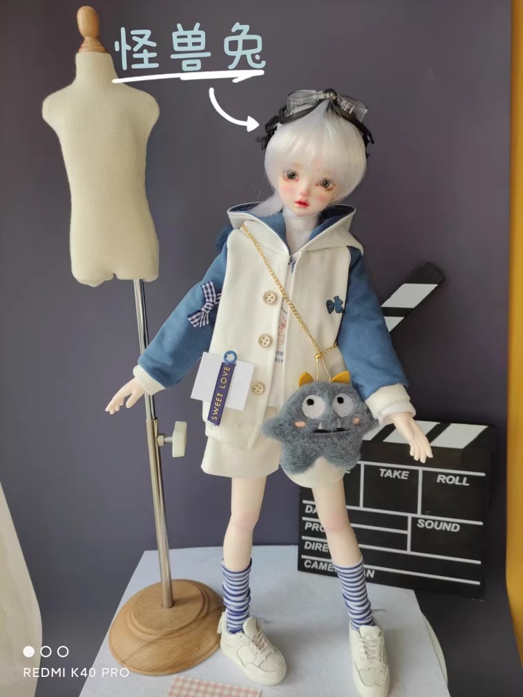 AF10436【xq】幼SD，MSD用洋服5点セット