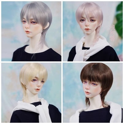 U-4365【MT】1/4，1/3ドール(頭囲17~23cm)用ウィッグ