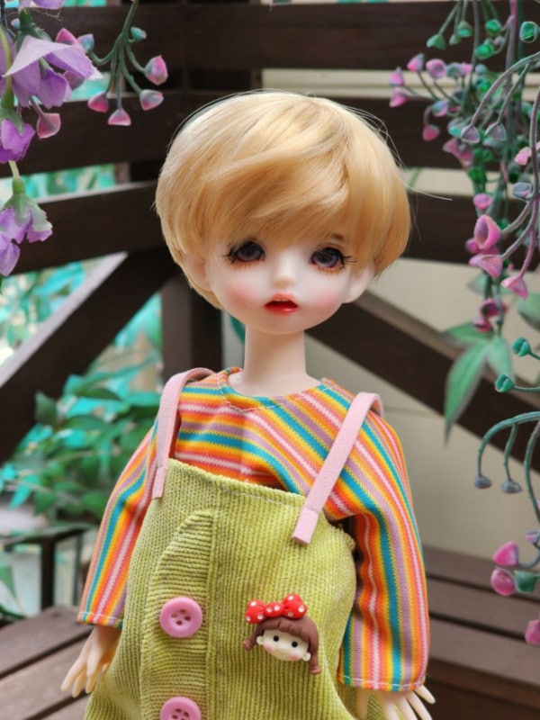 即納品(ウィッグ)U-4382【SEN】1/6ドール(頭囲15.5~17cm)用ウィッグ