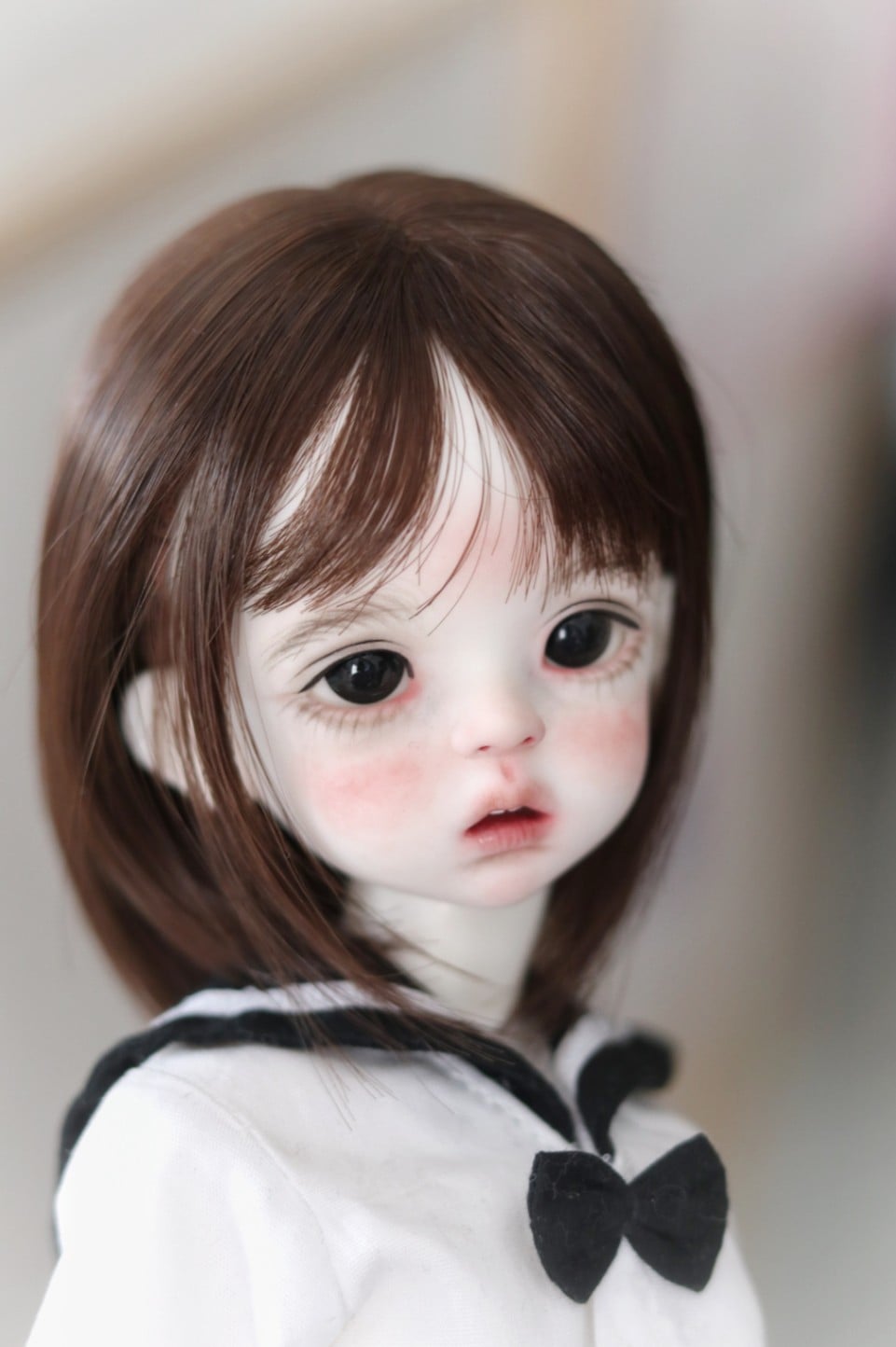 U-4297【KAKA】1/6,1/4ドール(頭囲15~19cm)用ウィッグ