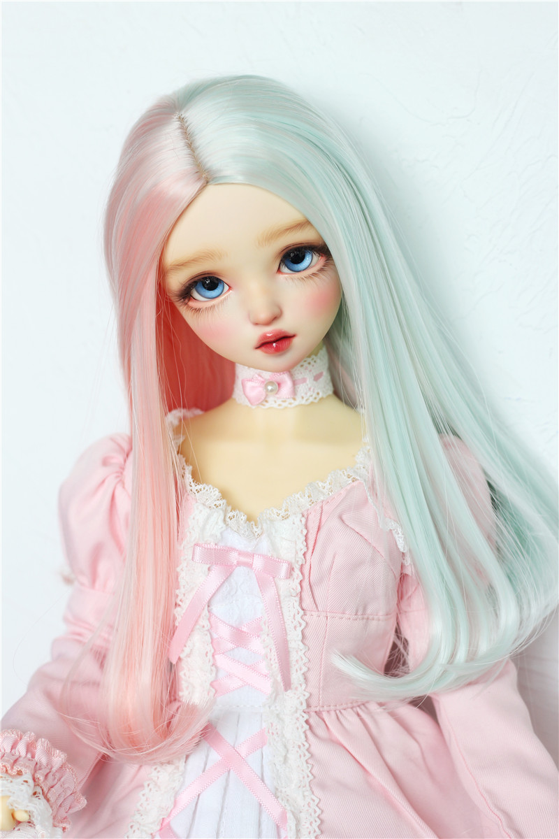 U-4321【KAKA】1/6,1/4，1/3ドール(頭囲15~23.5cm)用ウィッグ